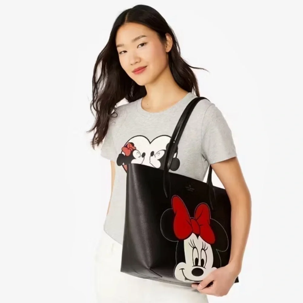 NWT. KATE SPADE X DISNEY Reversible Minnie Tote W/Detachable